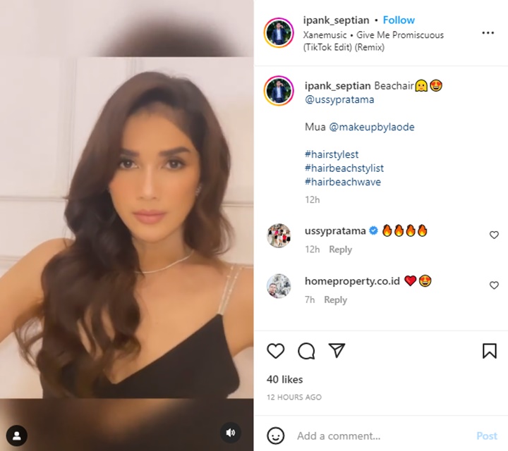 Pakai Dress Seksi, Ussy Sulistiawaty Malu-malu Tutupi Aurat di Ultah Olla Ramlan