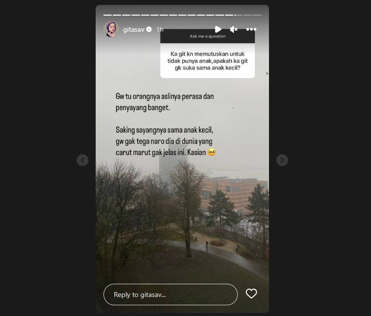 Dikira Childfree Gara-gara Tak Suka Anak Kecil, Gita Sav Beber Sebaliknya