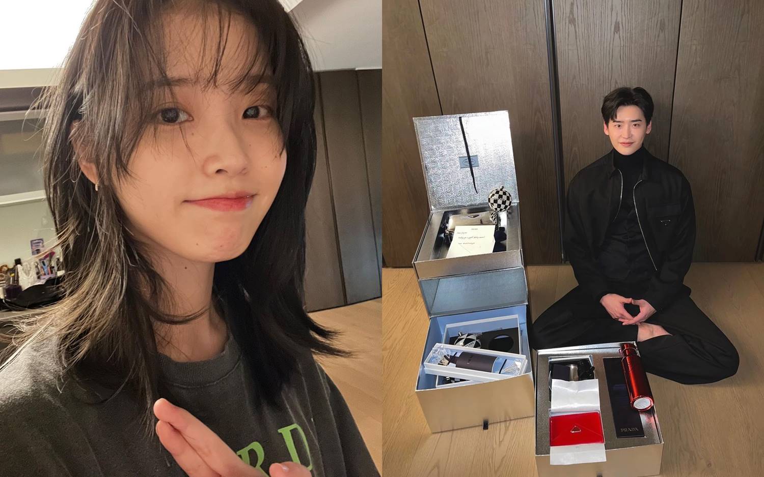 Potret Lee Jong Suk dan IU memiliki latar belakang sama