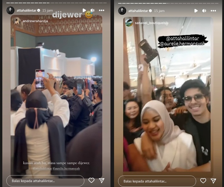 Atta Halilintar Diduga Dijewer Emak-Emak, Sempat Meringis Pegangi Kuping