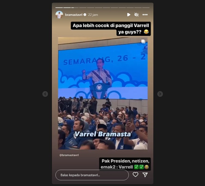 Verrell Bramasta Pasrah Usai Presiden Jokowi Salah Sebut Namanya Verrell Bramasta Pasrah Usai Presiden Jokowi Salah Sebut Namanya Verrell Bramasta Pasrah Usai Presiden Jokowi Salah Sebut Namanya