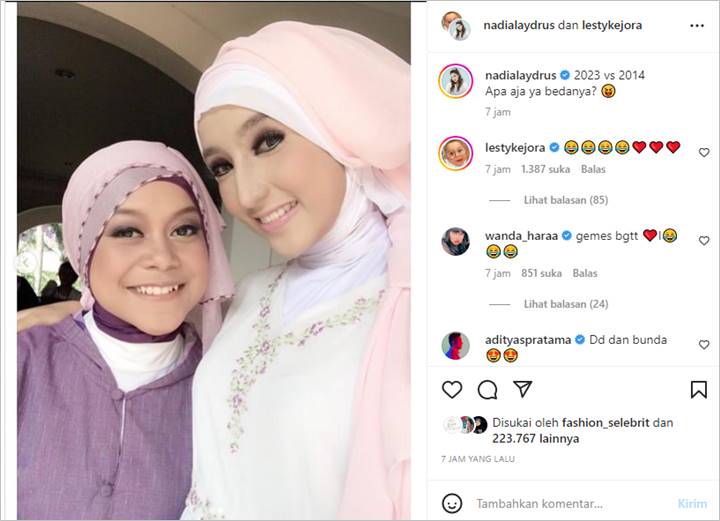 Foto Lesti Kejora Dulu Vs Sekarang Dibandingkan, Bagian Dagu Curi Perhatian