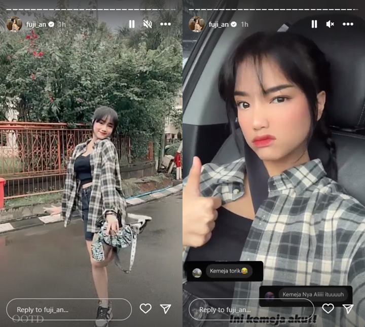 Fuji An Pamer OOTD Gemas, Malah Disangka Pakai Kemeja Thariq Halilintar Fuji An Pamer OOTD Gemas, Malah Disangka Pakai Kemeja Thariq Halilintar Fuji An Pamer OOTD Gemas, Malah Disangka Pakai Kemeja Thariq Halilintar