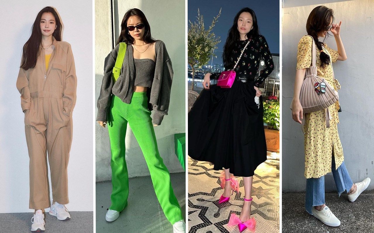 Son Na Eun Bak Show Stealer Saat di Milan, Intip 10 Gaya Fashionablenya dengan OOTD Tabrak Warna