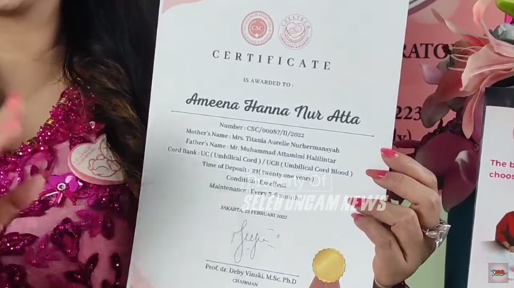 Atta Halilintar dan Aurel Hermansyah Investasikan Tali Pusar Ameena, Punya Segudang Manfaat