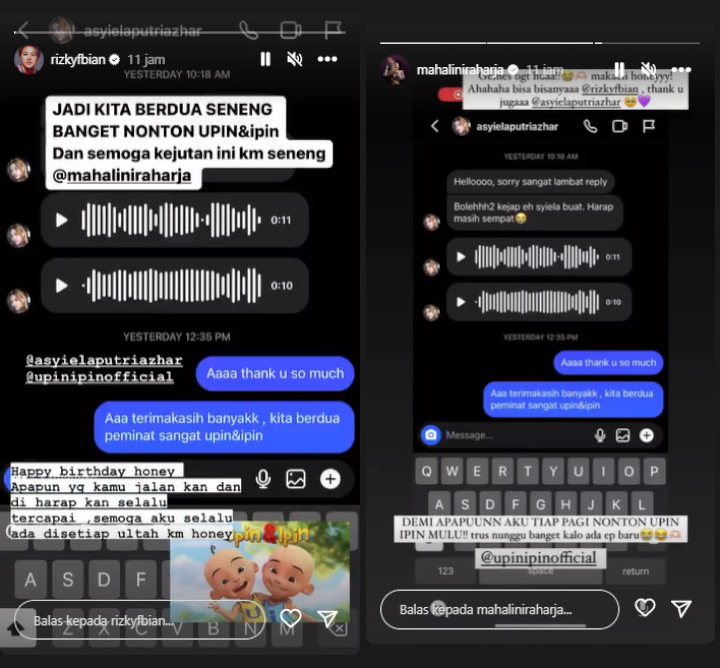 Girangnya Mahalini Dapat Ucapan Ultah Dari Upin dan Ipin Girangnya Mahalini Dapat Ucapan Ultah Dari Upin dan Ipin Girangnya Mahalini Dapat Ucapan Ultah Dari Upin dan Ipin