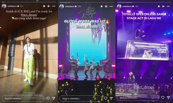 Vidi Aldiano Menggila Nonton Konser NCT Dream, Tingkah Enerjik Jeno Bikin Gemas