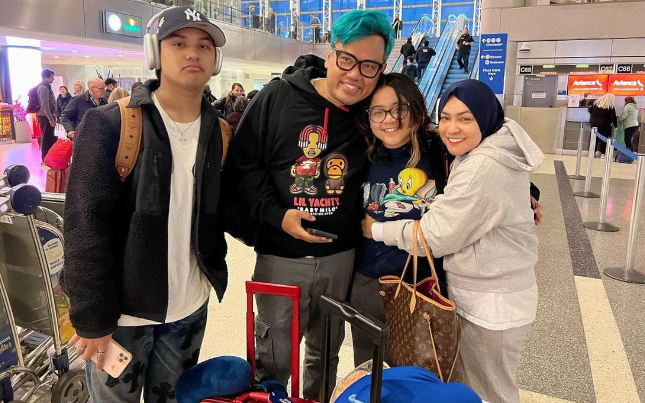 Kuliah di Amrik, Cinta Kuya Nangis Peluk Uya Kuya Saat Pisah di Bandara