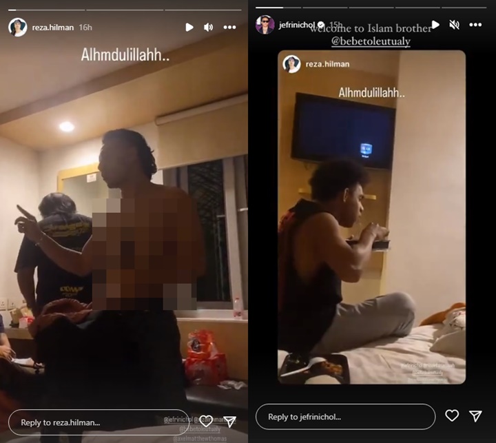 Masyaallah! Jefri Nichol Tuntun Teman Baca Kalimat Syahadat