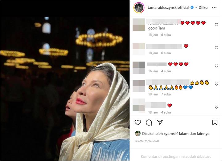 Diminta Ikhlaskan Soal Wasiat Sang Ayah, Jawaban Tamara Bleszynski Tuai Acungan Jempol