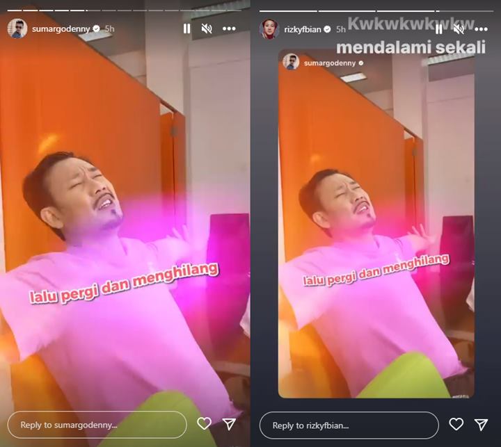 Denny Sumargo Hayati Lagu \'Sial\' Milik Mahalini, Rizky Febian Sampai Ngakak Denny Sumargo Hayati Lagu \'Sial\' Milik Mahalini, Rizky Febian Sampai Ngakak