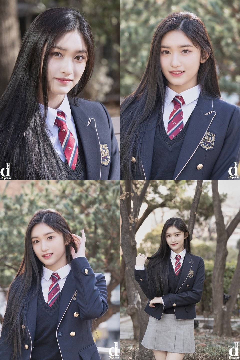 Potret Leeseo IVE masuk sekolah