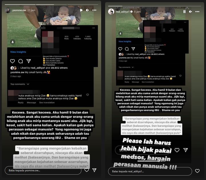 Aditya Zoni Meradang Usai Anaknya Disebut Berwajah Mirip Sang Mantan Kekasih