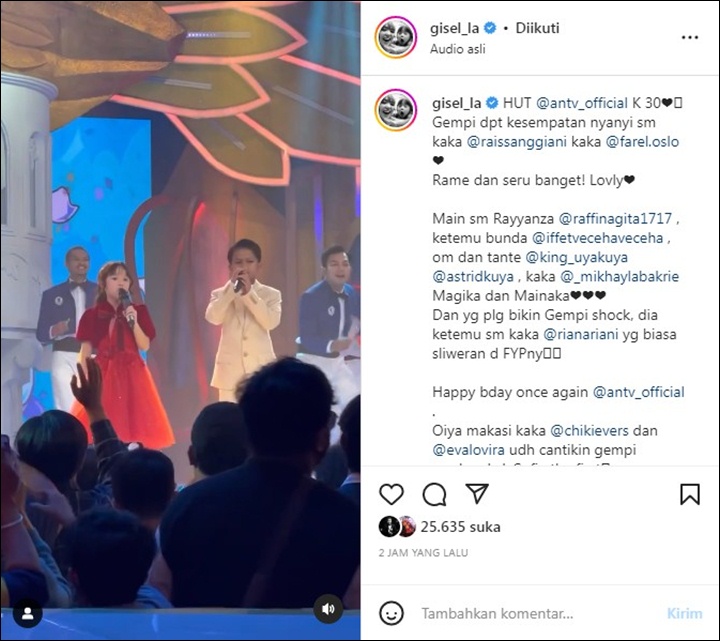 Aksi Duet Farel Prayoga dan Gempi Anak Gisella Anastasia Tuai Respons   Heboh