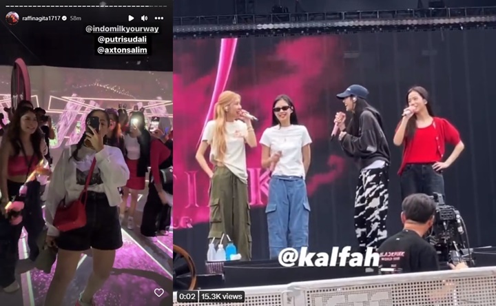 Outfit Nagita Slavina Nonton Soundcheck Konser BLACKPINK Tak Kalah Kece dari Para Member