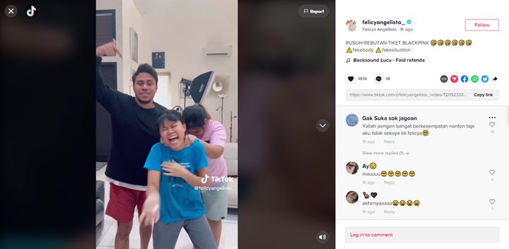 Felicya Angelista Bikin Rusuh Gegara Bagi-bagi Tiket Konser BLACKPINK Gratis