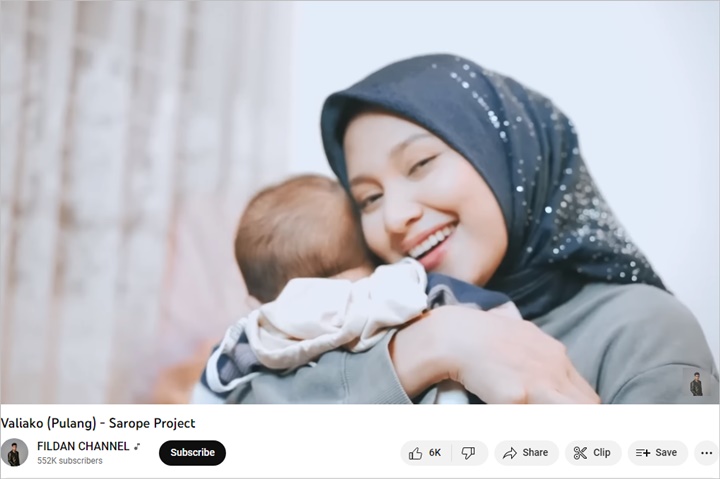 Arie Kriting Perdana Rilis Lagu, Indah Permatasari dan Anak Digaet Jadi Model Video Klip