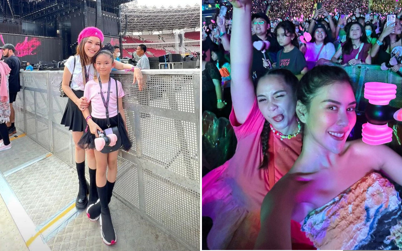 Ayu Ting Ting Diisukan Nyerobot, Nagita Slavina Ternyata Dikawal Bodyguard di Konser BLACKPINK