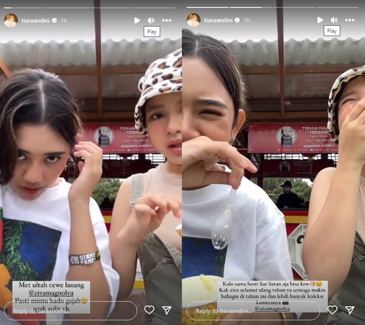 Bestie Banget, Tiara Andini Unggah Video Kocak di Momen Ultah Ziva Magnolya
