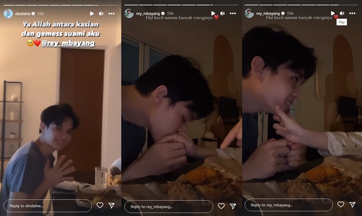 Rey Mbayang Ngenes Dinner Romantis Bareng Dinda Hauw Sempat Digagalkan Sang Anak