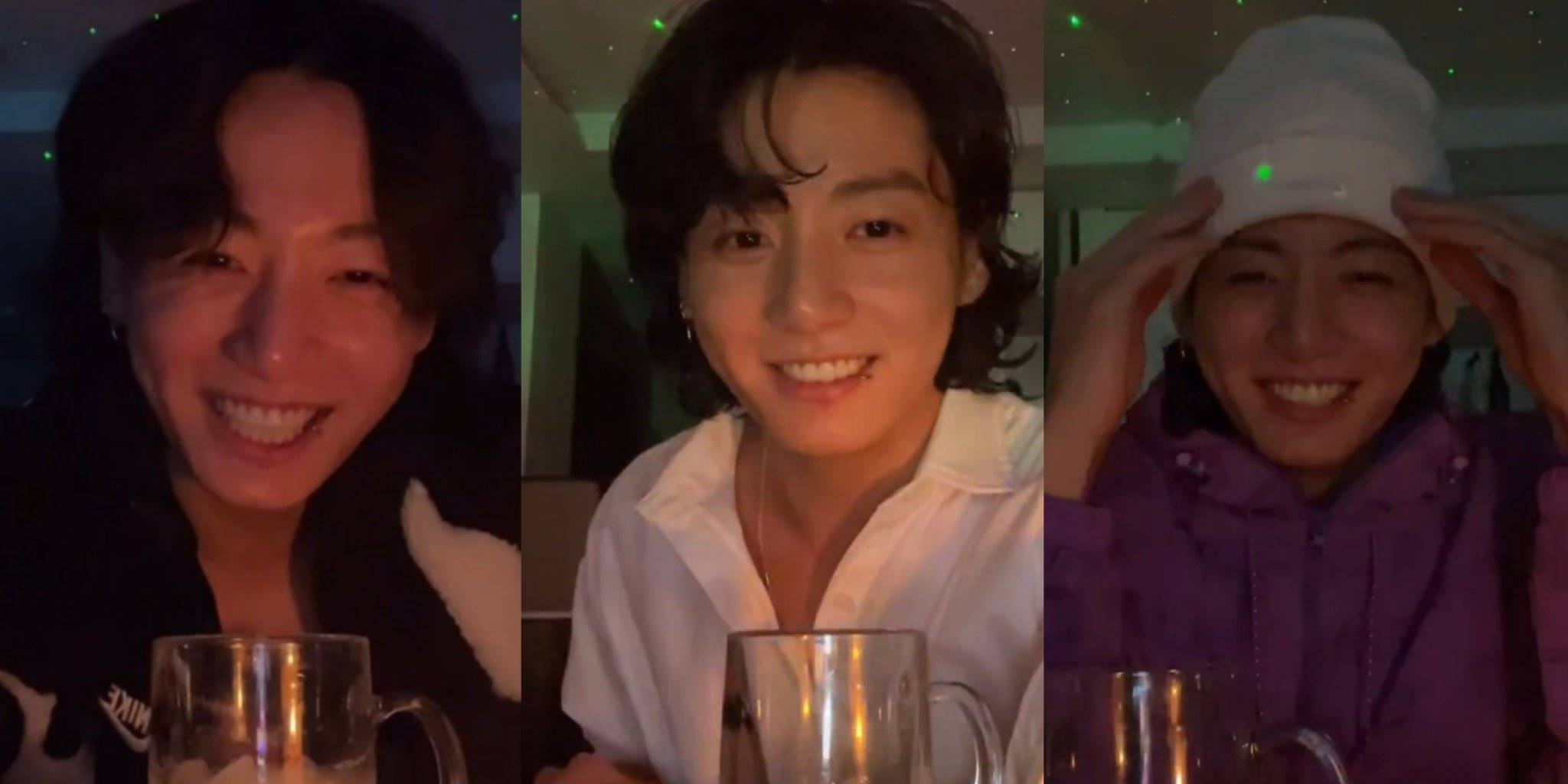 Outfit yang dikenakan Jungkook BTS di Weverse live
