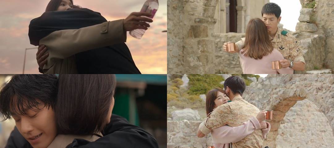 adegan Song Hye Kyo dan Lee Do Hyun di The Glory part 2 dibandingkan dengan adegan Song Hye Kyo dan Song Joong Ki di Descendants of the Sun