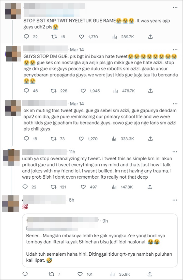 Heboh Zee JKT48 Diduga Pernah Bully Teman Saat SD