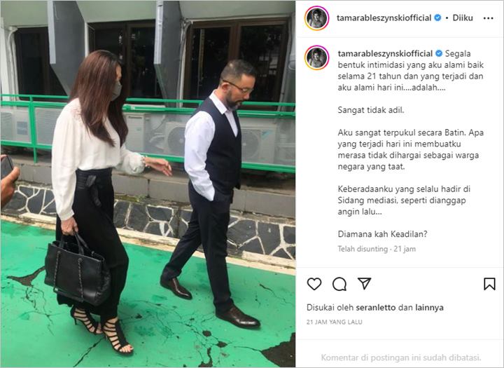 Tamara Bleszynski Pertanyakan Keadilan Usai Sang Kakak Lagi-lagi Absen Sidang Gugatan Rp 34 M