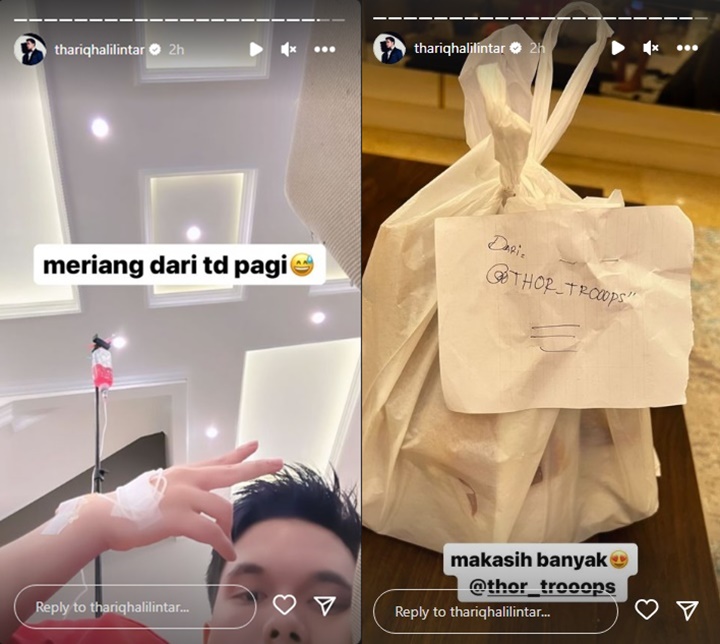 Sehati, Thariq Halilintar Susul Fuji An Ikutan Tepar Hingga Diinfus