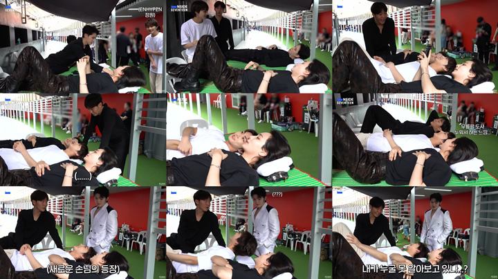 Gemasnya SEVENTEEN Momong Jungwon ENHYPEN yang Malu-malu Kucing Saat Diajak Rebahan