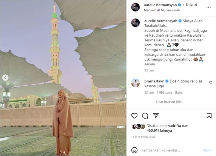 Aurel Hermansyah Cerita Kemudahan Saat Umrah, Doa Titipan Verrell Bramasta Curi Atensi