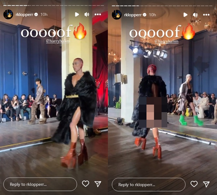 Reaksi Rebecca Klopper Lihat Model Laki-laki Tak Pakai Celana di Depan Mata