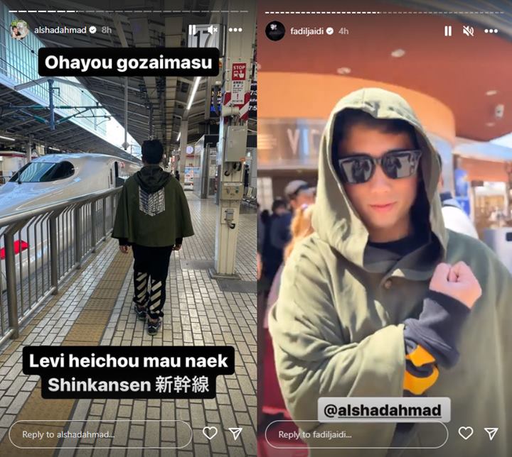 Bak Cueki Isu Hamili Eks Pacar, Alshad Ahmad Asyik Jalan-Jalan dan Tampil Ala Wibu di Jepang