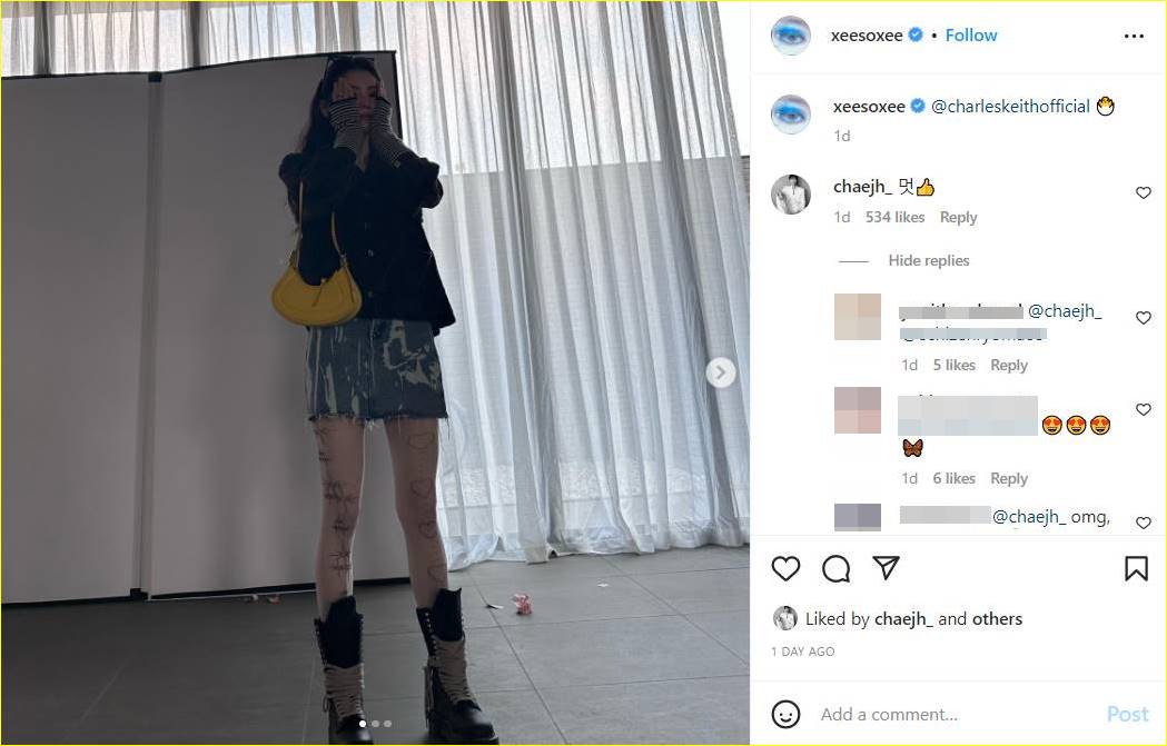 Post Han So Hee dikomentari Chae Jong Hyeop