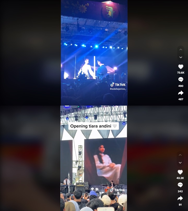 Tiara Andini Diduga Sengaja Hapus Wajah Alshad di Video Opening Konser