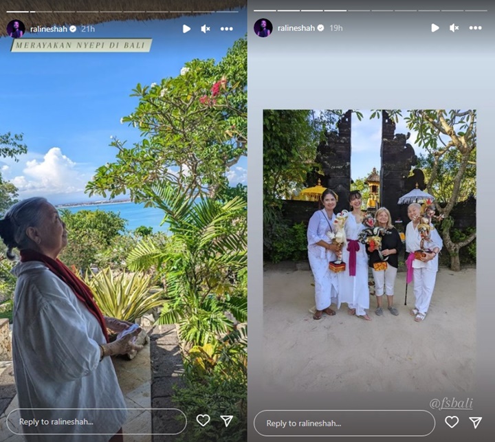 Raline Shah Cantik Bak Gadis Bali, Alasan Ikut Rayakan Nyepi Meski Muslim Disorot