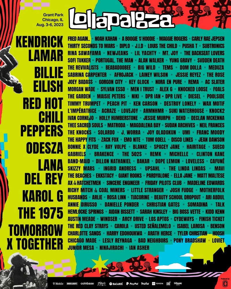 TXT Bakal Kembali Tampil, NewJeans Siap Gabung Goyang Panggung Festival Lollapalooza
