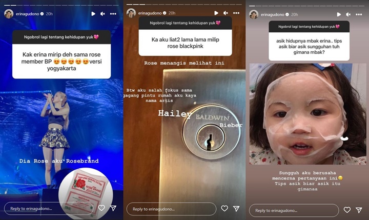 Erina Gudono Merendah Dipuji Mirip Rose BLACKPINK Cabang Yogyakarta