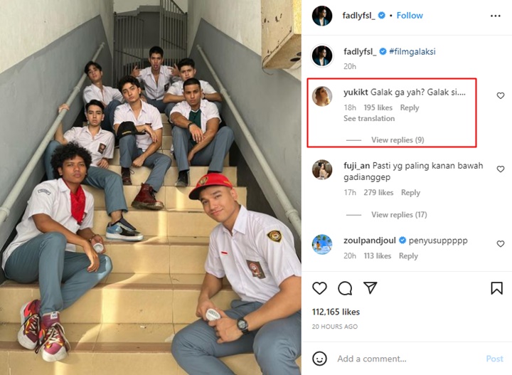 Fadly Faisal Garang Pakai Seragam SMA Bareng Geng Motor, Yuki Kato: Galak