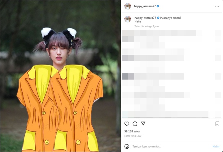 Cara Happy Asmara Tutupi Pakaian Seksi di Bulan Puasa Sukses Bikin Ngakak Cara Happy Asmara Tutupi Pakaian Seksi di Bulan Puasa Sukses Bikin Ngakak