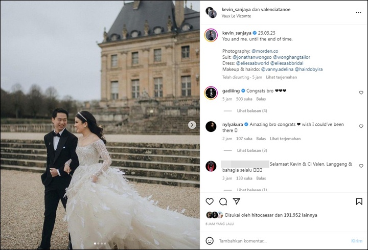 Menikah di Tanggal Cantik, Kevin Sanjaya Beri Pesan Manis Untuk Valencia Tanoe Menikah di Tanggal Cantik, Kevin Sanjaya Beri Pesan Manis Untuk Valencia Tanoe