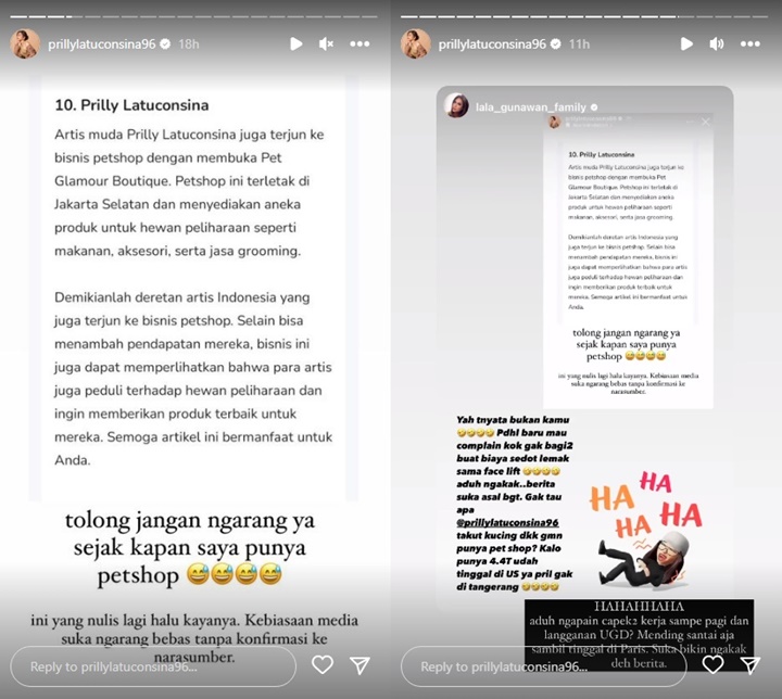Bantah Jadi Kriminal, Prilly Latuconsina Protes Dituding Terlibat Pencucian Uang 4,4 T