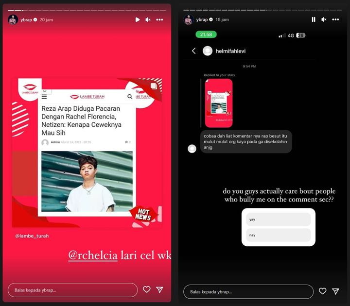Rumor Pacaran dengan Rachel Florencia Tuai Nyinyiran, Reza Arap Tanggapi Kocak