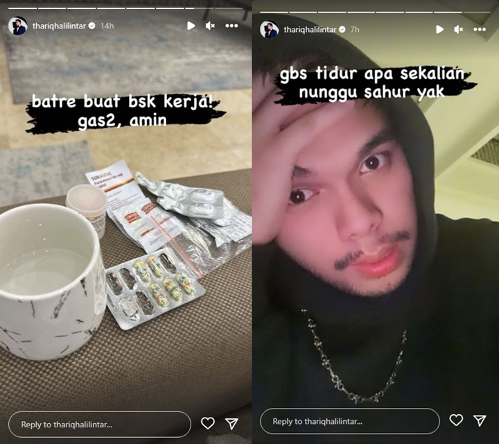 Bekas Mimisan di Hidung Thariq Halilintar Tampak Jelas Bikin Fans Khawatir