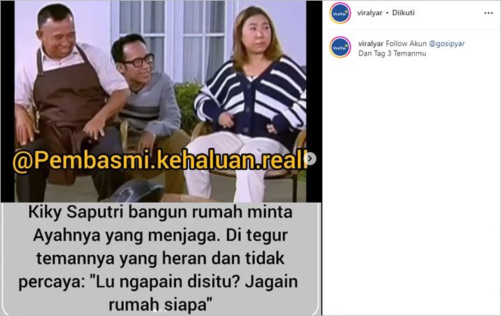 Lucunya Cara Ayah Kiky Saputri Pasang Badan Saat Kekayaan Putrinya Pernah Diragukan