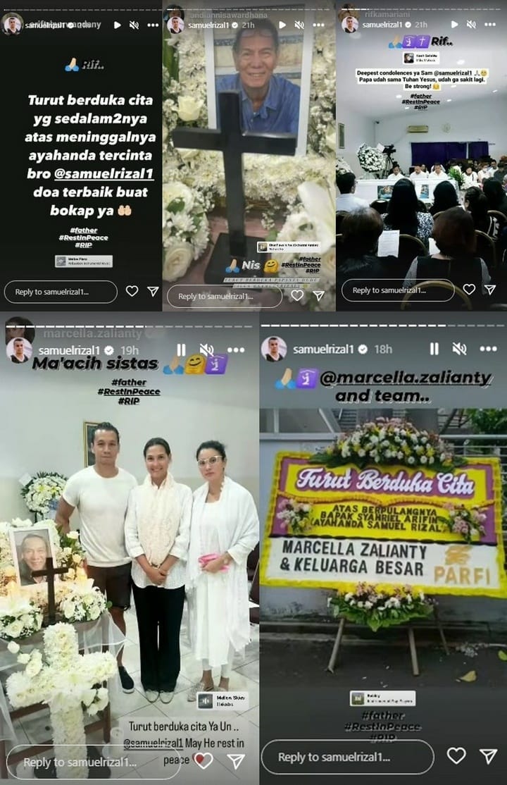 Ayah Samuel Rizal Meninggal Dunia