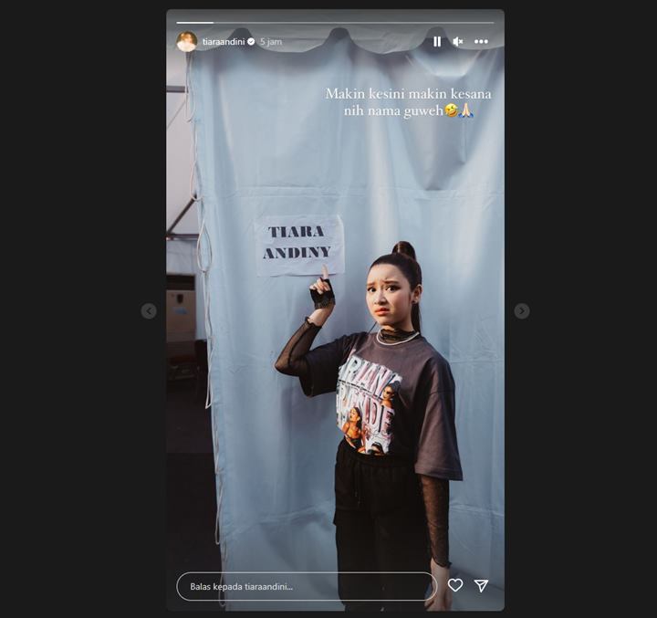 Reaksi Tiara Andini Menggelitik Soroti Namanya Ditulis dengan Ejaan yang Salah