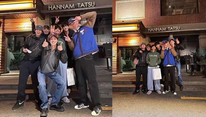 Tinggi V BTS Bak Menyusut Saat Bareng Wooga Squad Disorot Media Korea