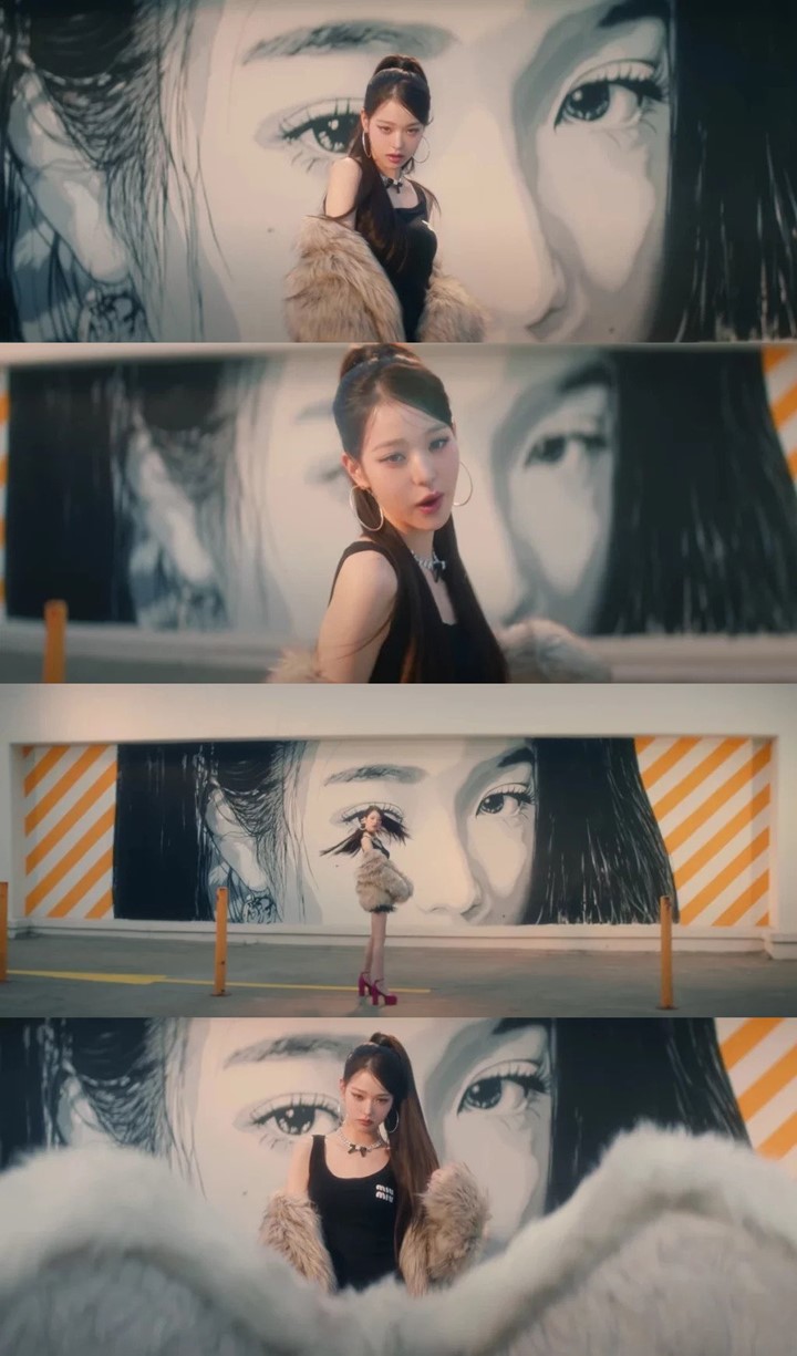 Mural Wonyoung IVE di MV \'Kitsch\' Dikira CG, Aslinya Dibuat Penuh Perjuangan