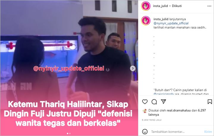 Cara Fuji An Salaman dengan Thariq Halilintar Pasca Putus Dinilai Dingin, Tuai Pembelaan